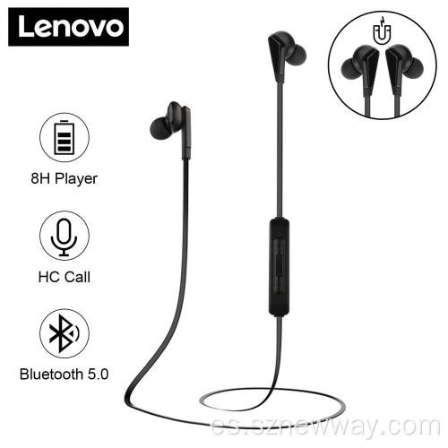 Auriculares inalámbricos con banda para el cuello y auriculares deportivos Lenovo HE01